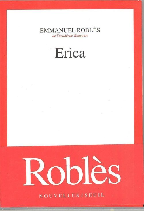 Couverture ebook de Erica, de Robles Emmanuel