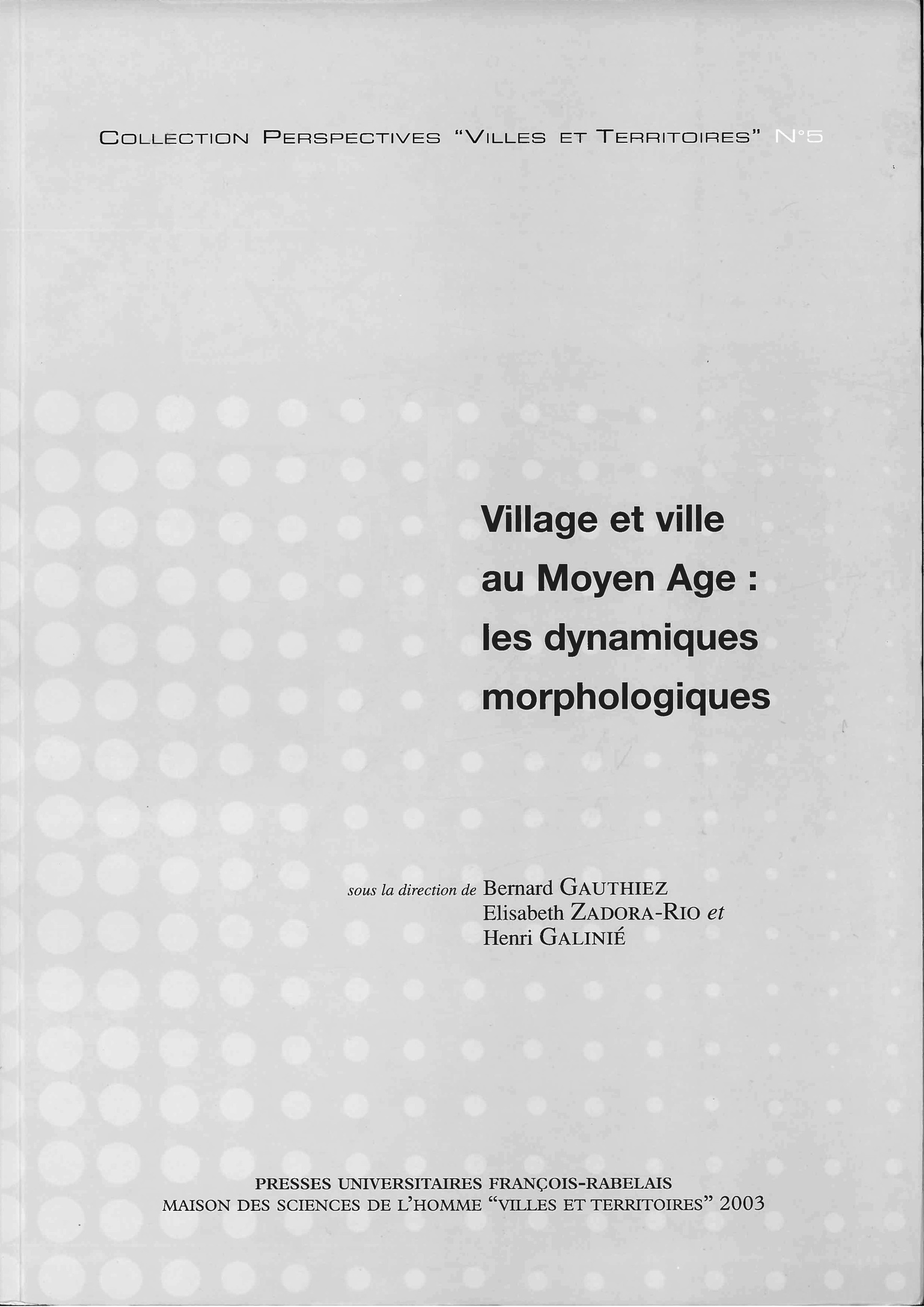 ebook cover of Village et ville au Moyen Âge, by