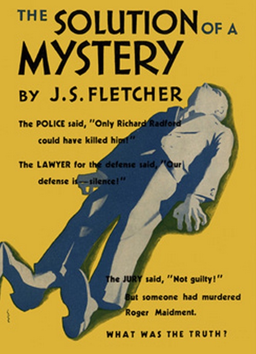 ebook cover of The Solution of a Mystery, by J. S. Fletcher