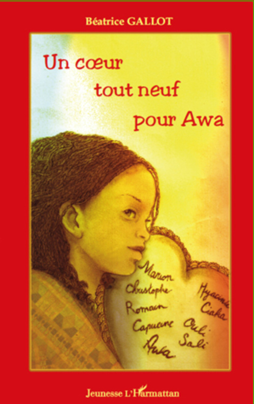 Couverture ebook de Un coeur tout neuf pour Awa, de Béatrice Gallot