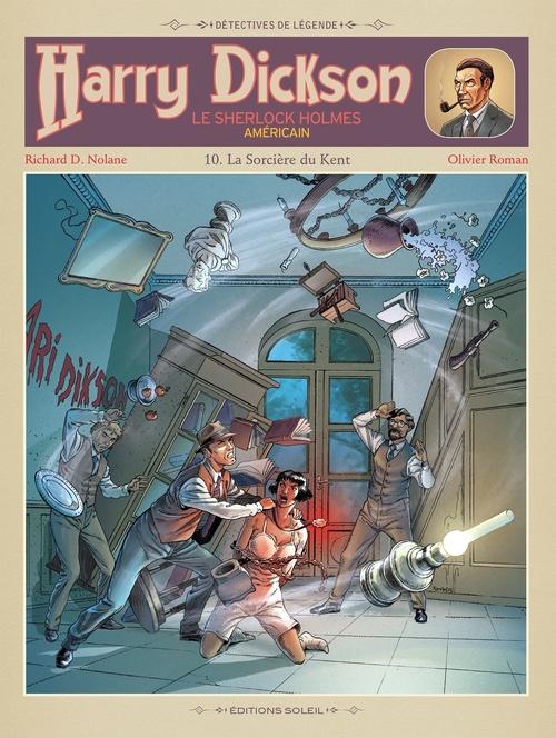 Couverture ebook de Harry Dickson T10 - La Sorcière du Kent, de Richard D. Nolane