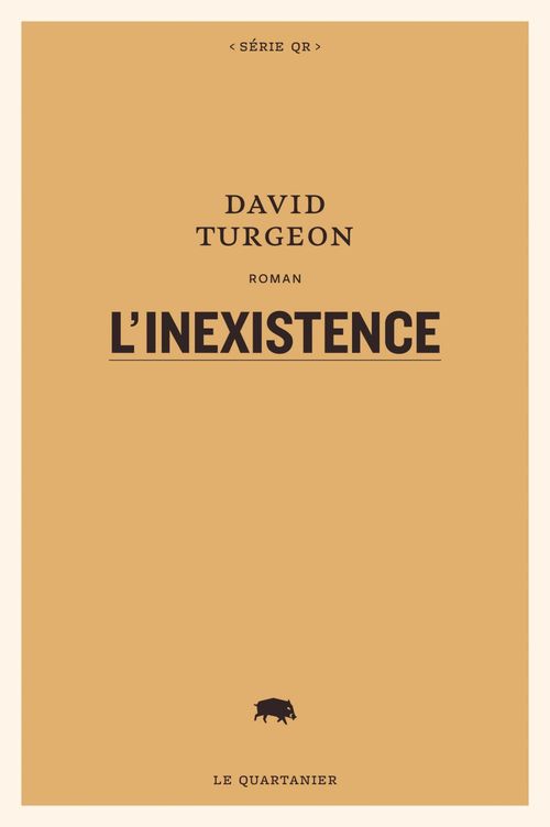 Couverture ebook de L'inexistence, de David Turgeon