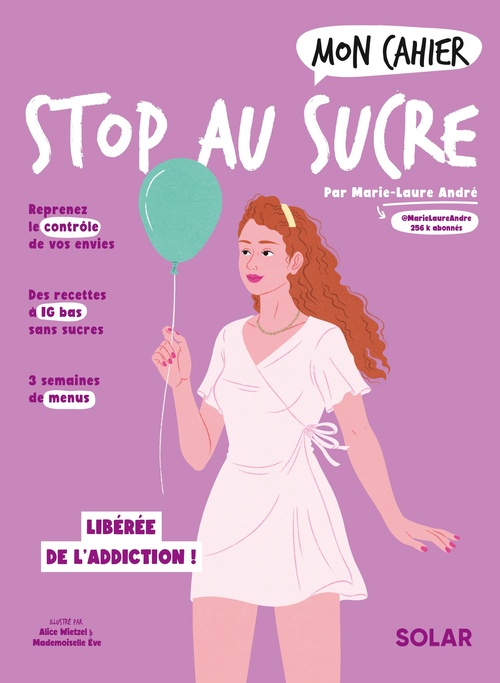 Couverture ebook de Mon cahier Stop au sucre, de Marie-Laure André
