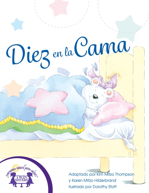 ebook cover of Diez en la Cama, by Kim Mitzo Thompson, Karen Mitzo Hilderbrand