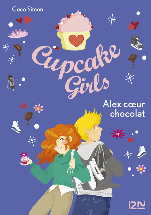 Couverture ebook de Cupcake Girls - Alex coeur chocolat, de Coco Simon
