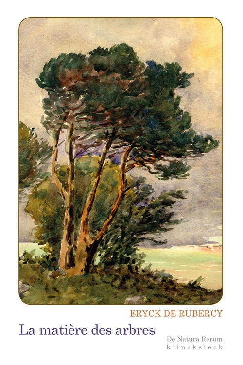 Couverture ebook de La Matière des arbres, de Eryck de Rubercy