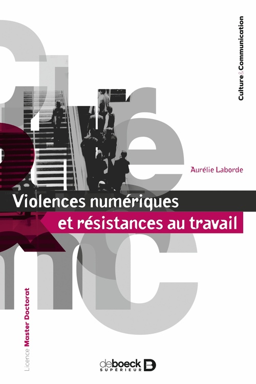 Couverture ebook de Violences numériques et résistances au travail, de Aurélie Laborde