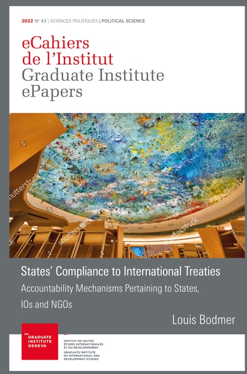 Couverture ebook de States´ Compliance to International Treaties, de Louis Bodmer