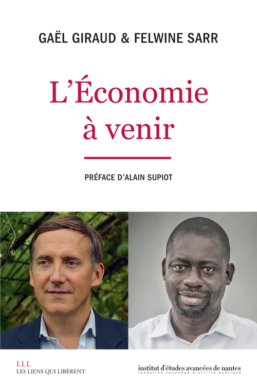Couverture ebook de L'économie à venir, de Gaël Giraud, Felwine Sarr