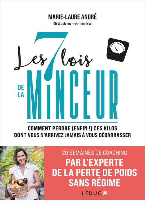 Couverture ebook de Les 7 lois de la minceur, de Marie-Laure André