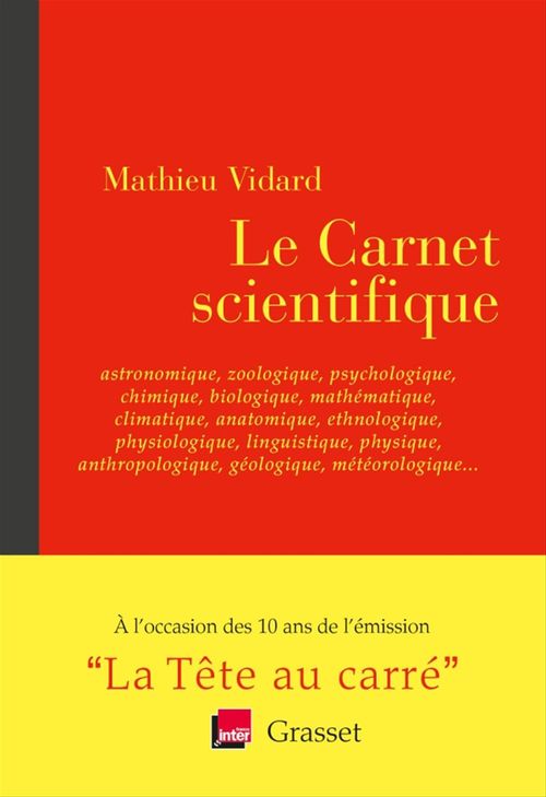 ebook cover of Le Carnet scientifique, by Mathieu Vidard
