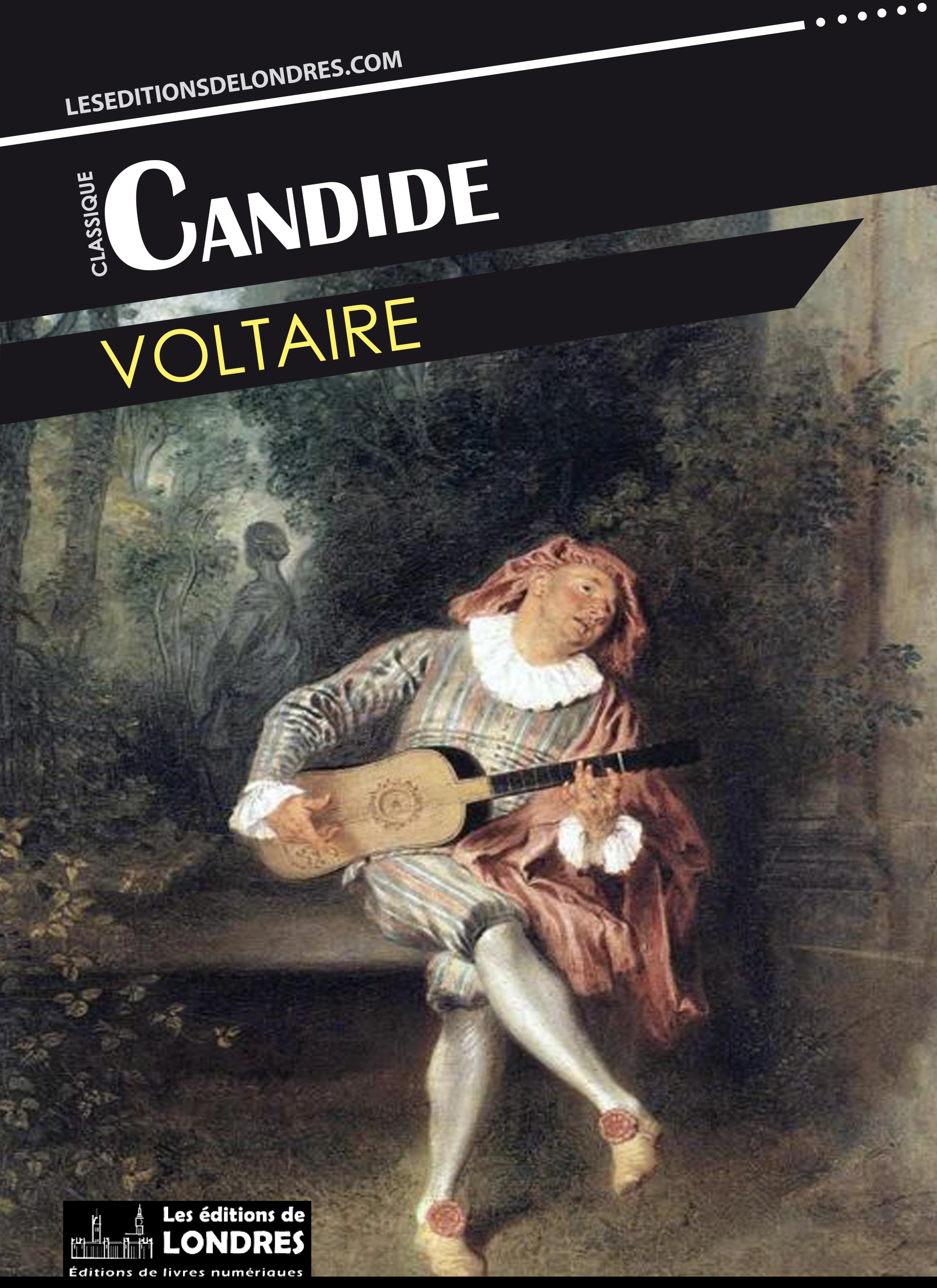 Couverture ebook de Candide, de Voltaire