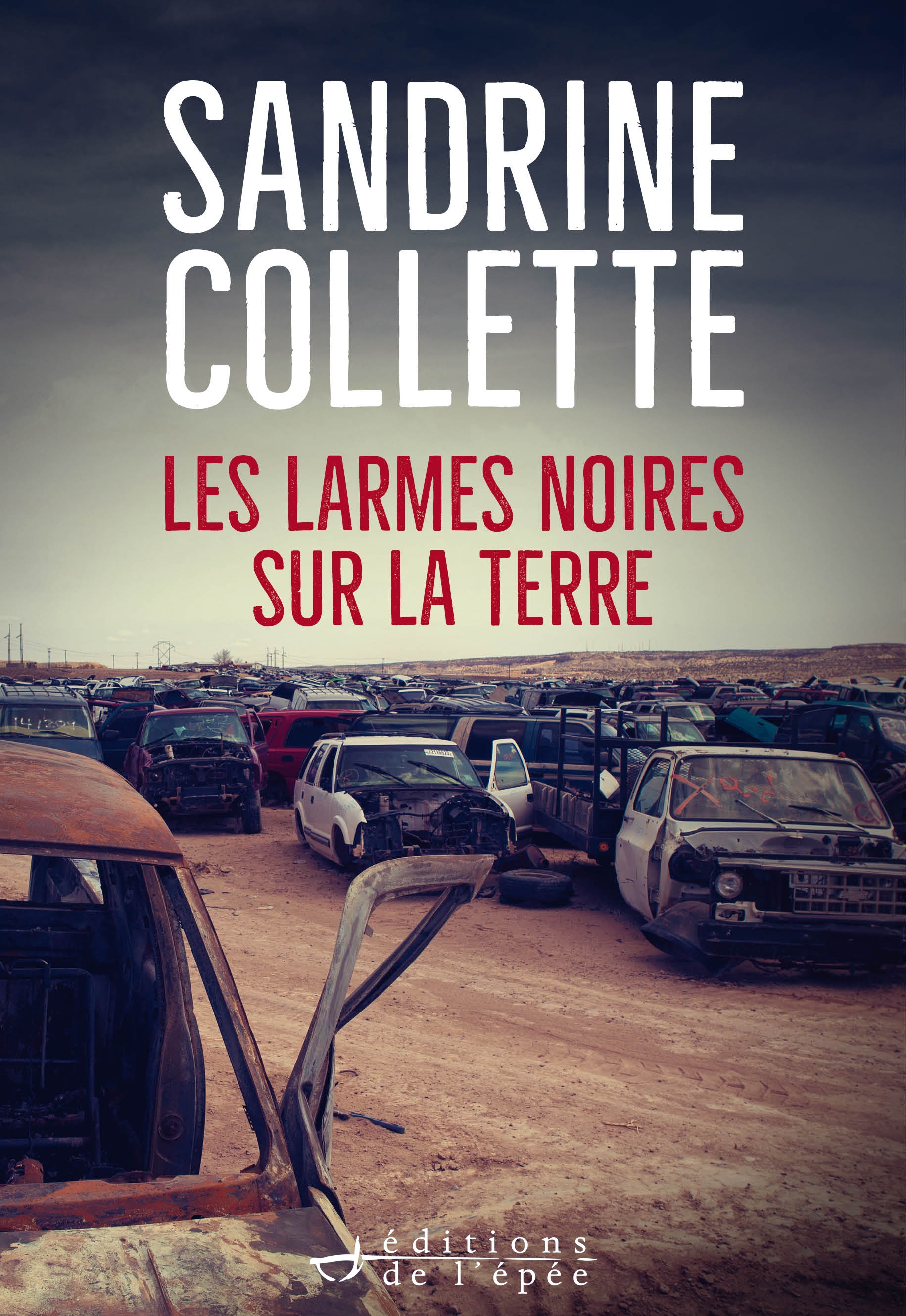 ebook cover of Les Larmes noires sur la terre, by Sandrine Collette