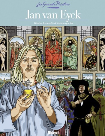 Couverture ebook de Les Grands Peintres - Jan van Eyck, de Dominique Hé, Dimitri Joannidès