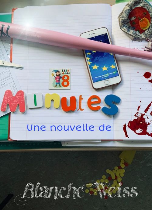Couverture ebook de 8 minutes, de Blanche Weiss