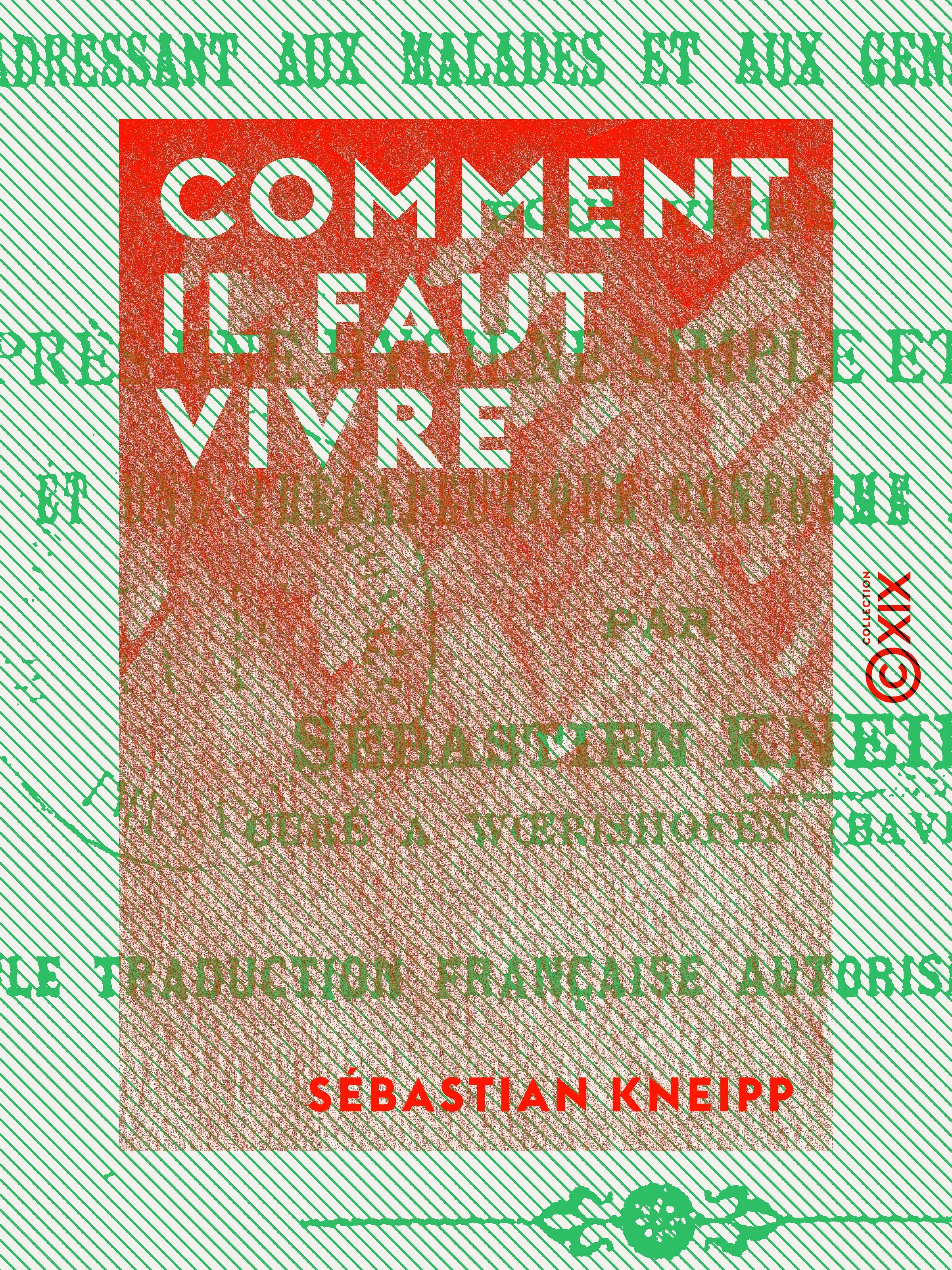 ebook cover of Comment il faut vivre, by Sebastian Kneipp