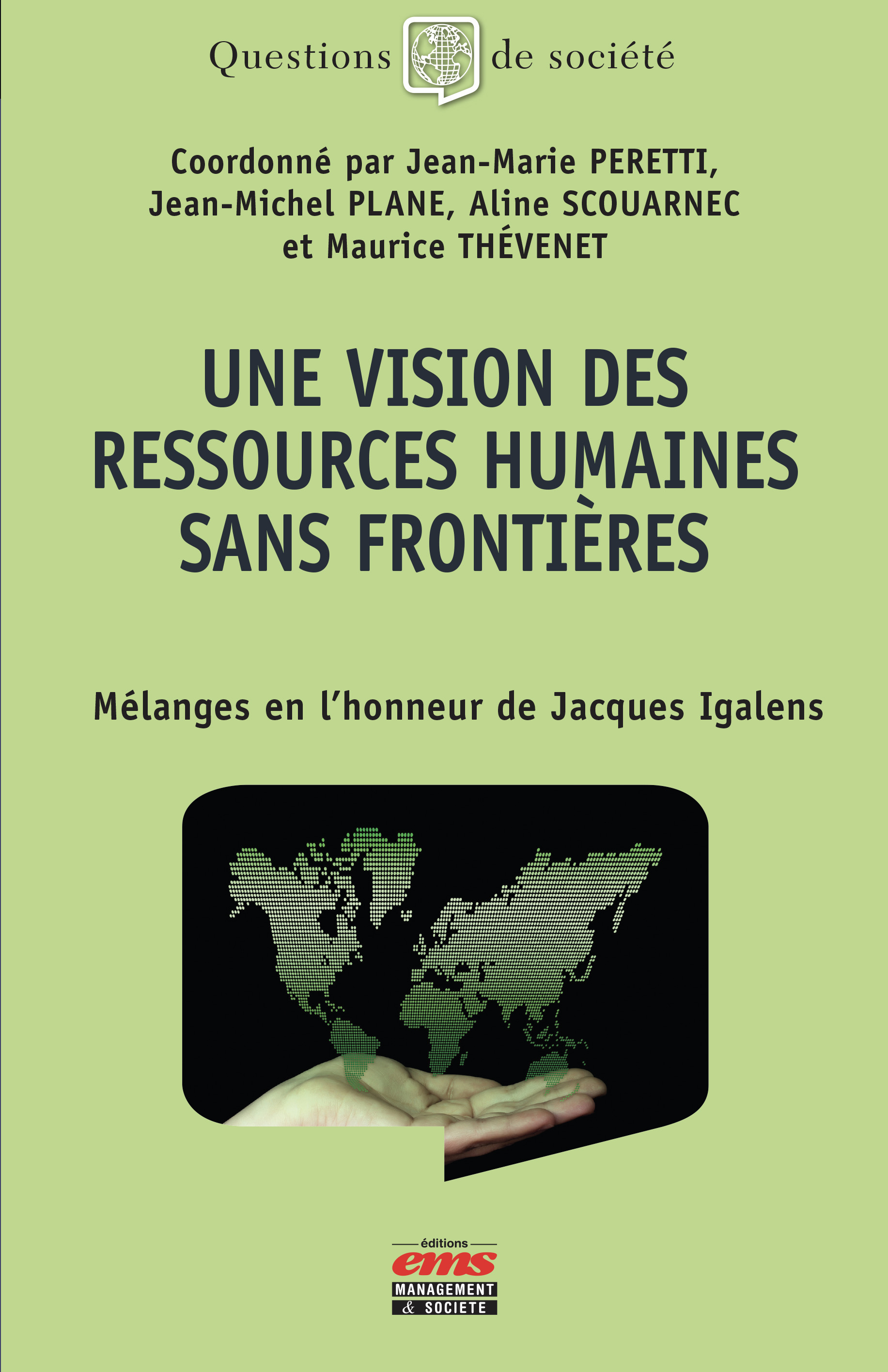 Couverture ebook de Une vision des ressources humaines sans frontières, de Thevenet/Scouarnec