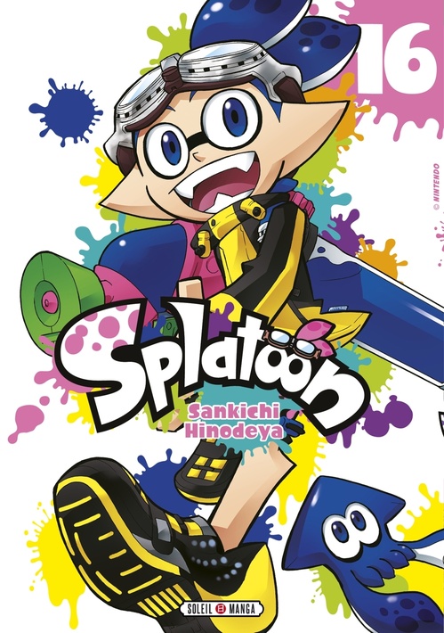 Couverture ebook de Splatoon T16, de Nintendo, Sankichi Hinodeya