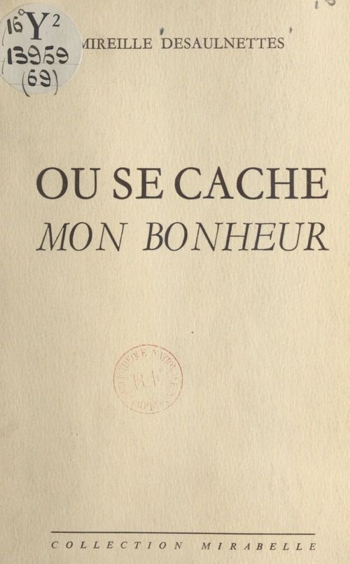 ebook cover of Où se cache mon bonheur, by Mireille Desaulnettes