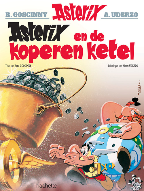 Couverture ebook de 13 Asterix en de koperen ketel (E-book), de René Goscinny, Albert Uderzo