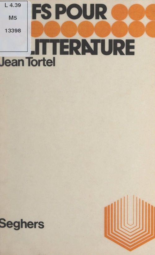 ebook cover of La littérature, by Jean Tortel