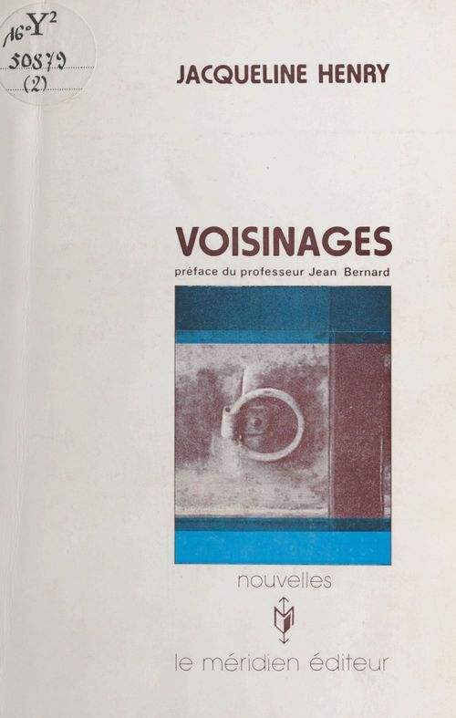 ebook cover of Voisinages, by Jacqueline Henry