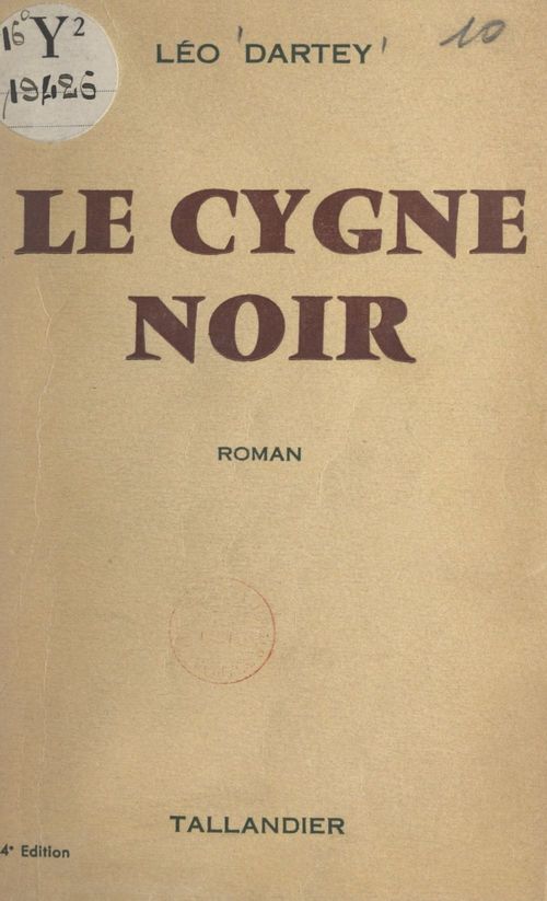 Couverture ebook de Le cygne noir, de Leo Dartey