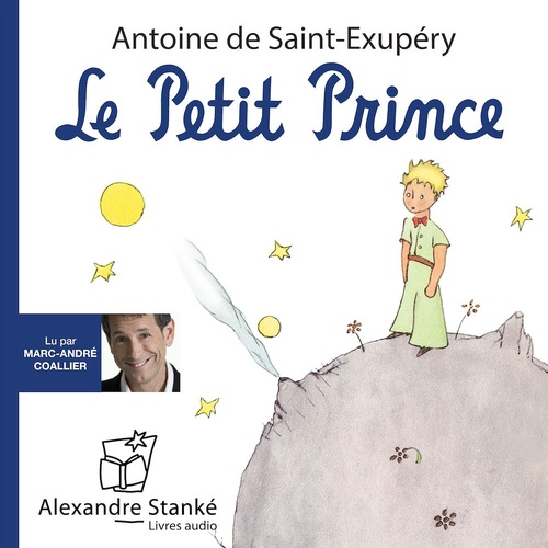 audiobook cover of Le petit prince, by Antoine de Saint-Exupéry