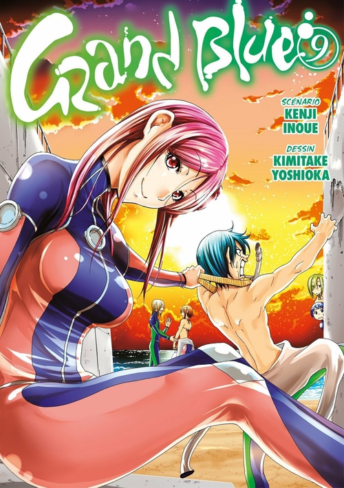 Couverture ebook de Grand Blue - Tome 9 - Grand Blue, de Kenji Inoue