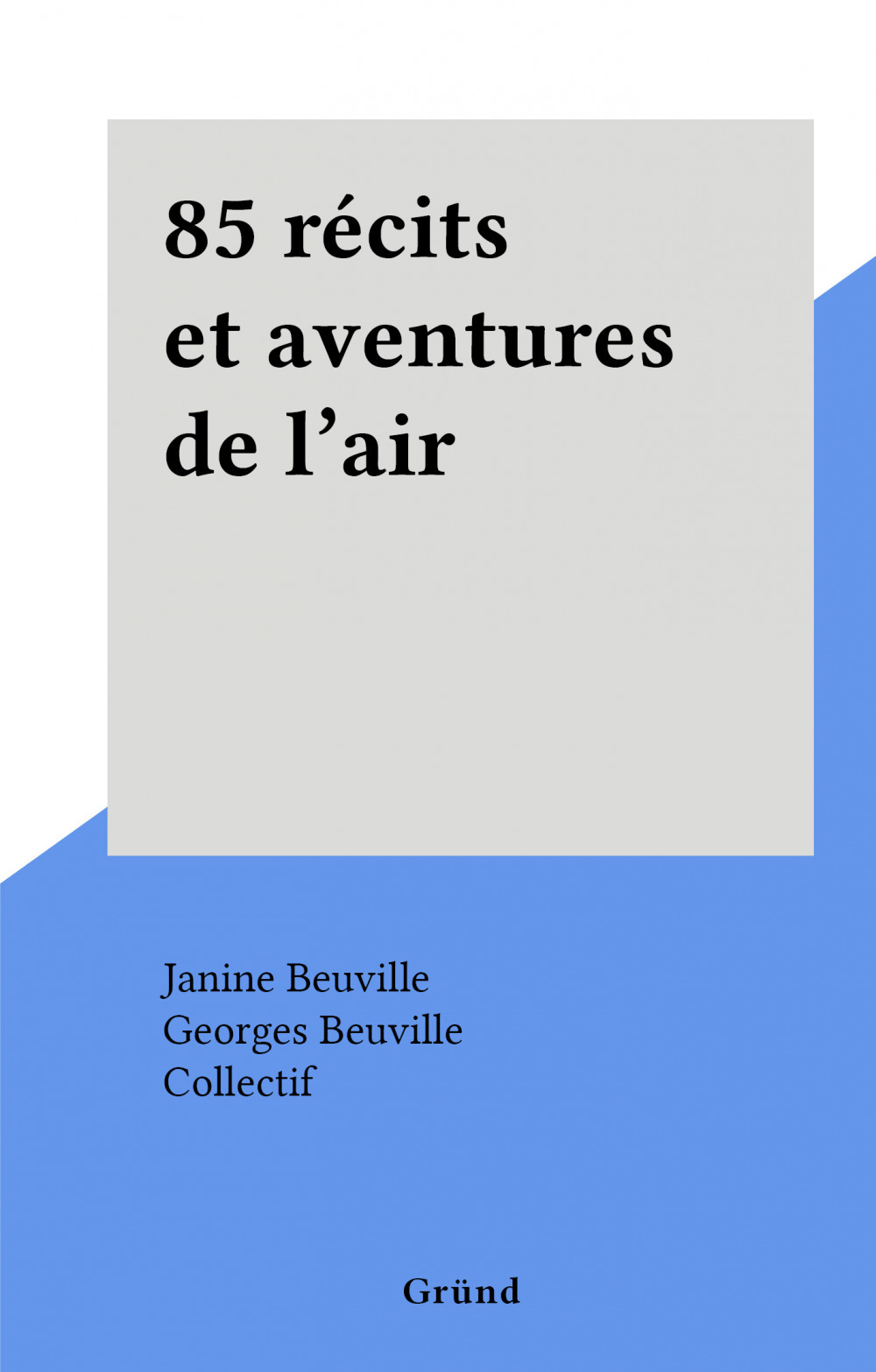 Couverture ebook de 85 récits et aventures de l'air, de Collectif