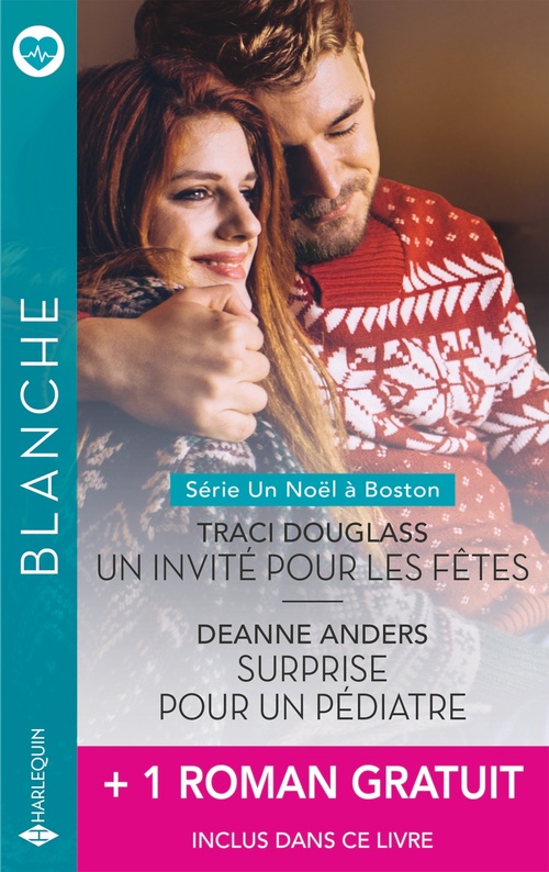 ebook cover of Un invité pour les fêtes - Surprise pour un pédiatre - Enceinte du chirurgien, by Deanne Anders, Traci Douglass, Amber McKenzie