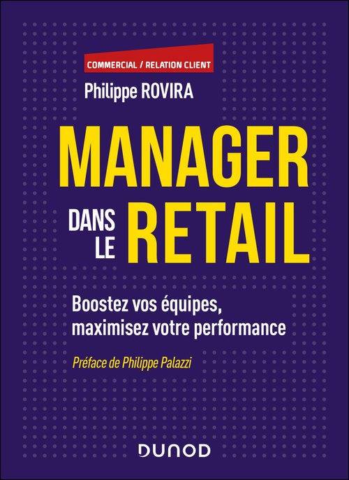Couverture ebook de Manager dans le retail, de Philippe Rovira