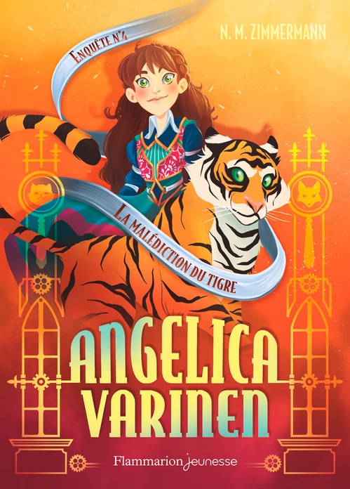 Couverture ebook de Angelica Varinen (Enquête N°4) - La malédiction du tigre, de N. m. Zimmermann