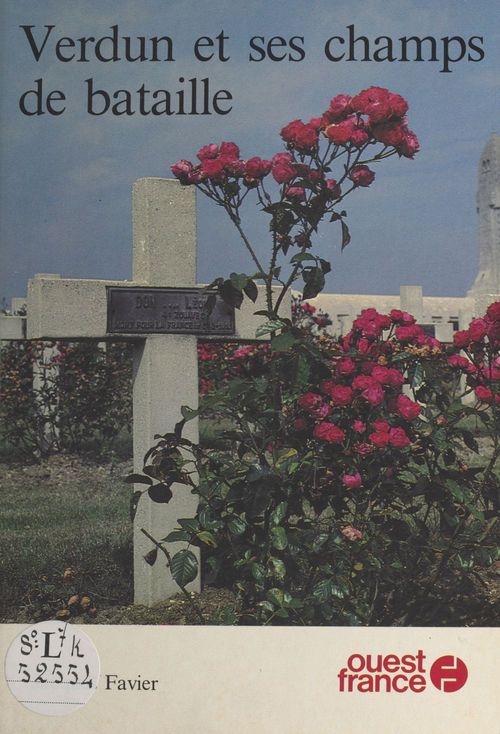 Couverture ebook de Verdun et ses champs de bataille, de Favier