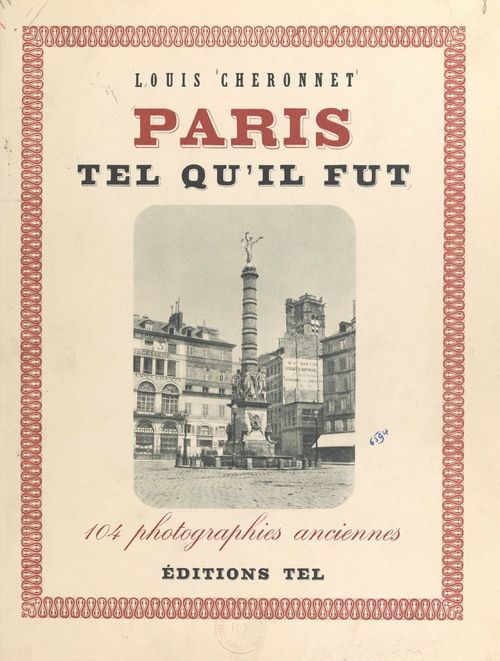 Couverture ebook de Paris tel qu'il fut, de Louis Cheronnet