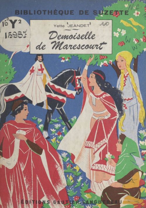 Couverture ebook de Demoiselle de Marescourt, de Yette Jeandet