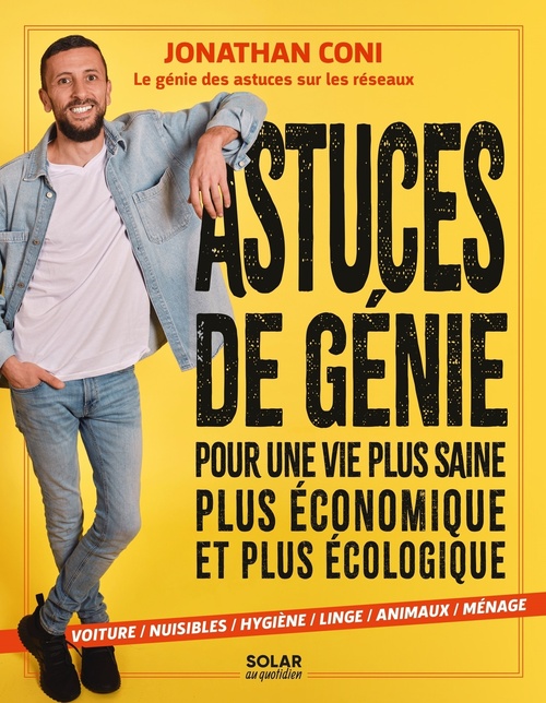 Couverture ebook de 300 astuces de génie, de Jonathan Coni
