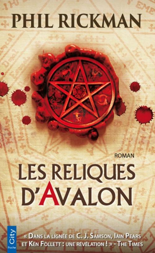 ebook cover of Les reliques d'Avalon, by Phil Rickman
