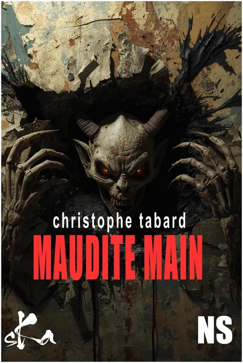 ebook cover of Maudite main, by Christophe Tabard