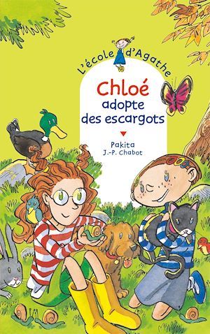 Couverture ebook de Chloé adopte des escargots, de Jean-Philippe Chabot, Pakita