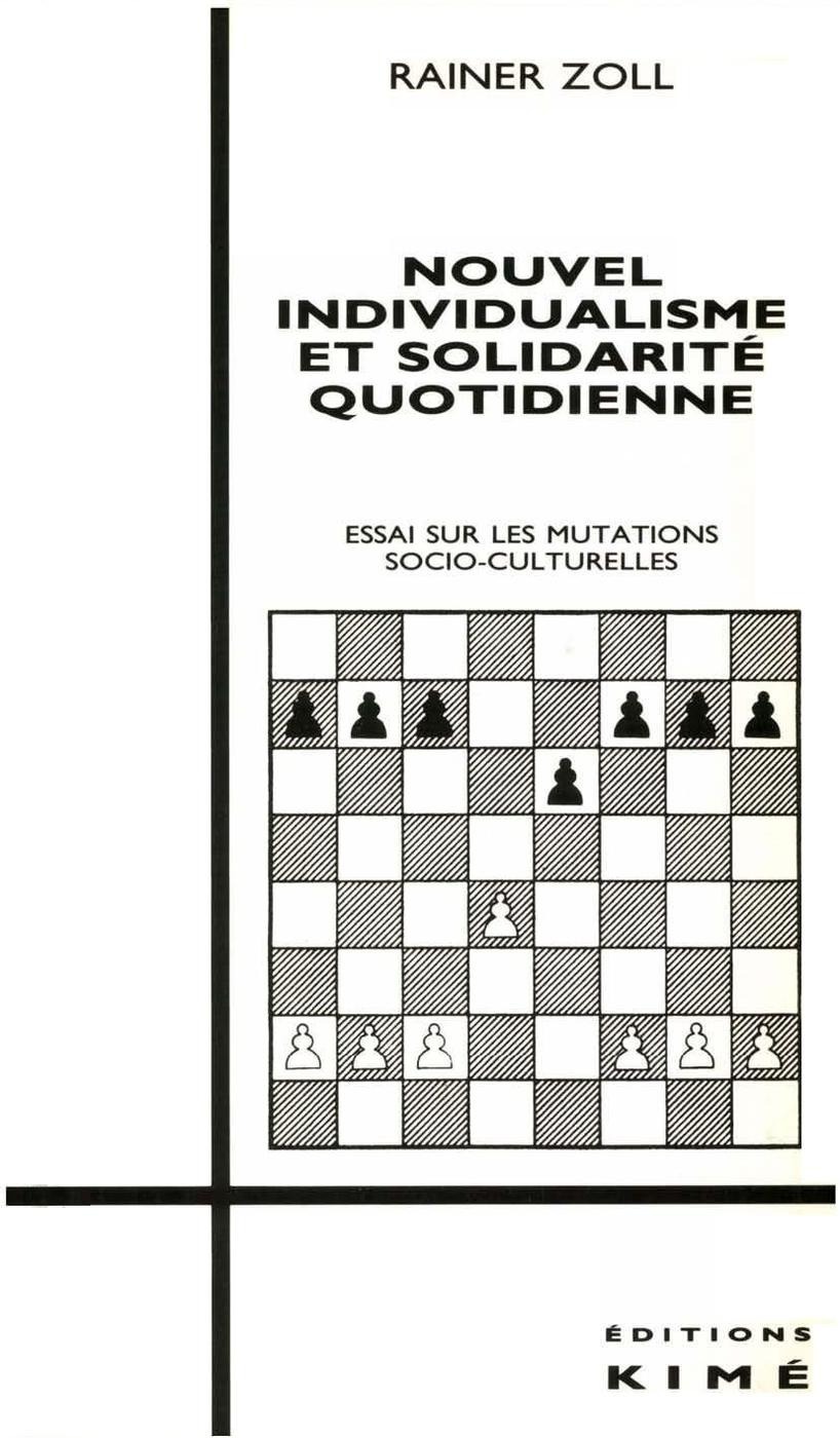 ebook cover of NOUVEL INDIVIDUALISME ET SOLIDARITÉ QUOTIDIENNE, by Zoll Rainer