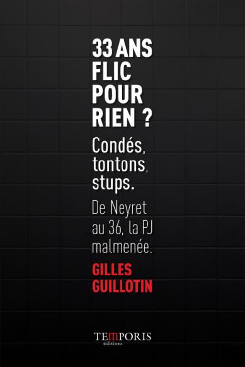 ebook cover of 33 ans flic pour rien ?, by Gilles Guillotin