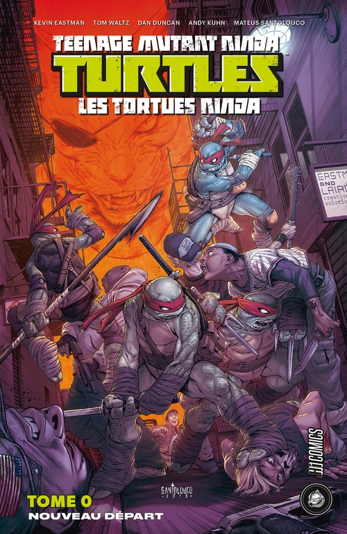 Couverture ebook de Les Tortues Ninja - TMNT : Nouveau Départ, de Dan Duncan, Kevin Eastman, Mateus Santolouco, Tom Waltz