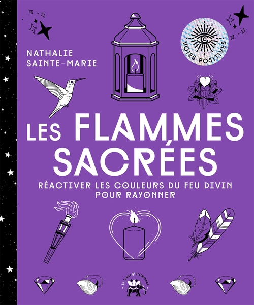 ebook cover of Les flammes sacrées, by Nathalie Sainte-Marie