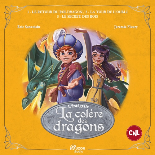 Couverture audiobook de La colère des dragons - L'intégrale, de Eric Sanvoisin