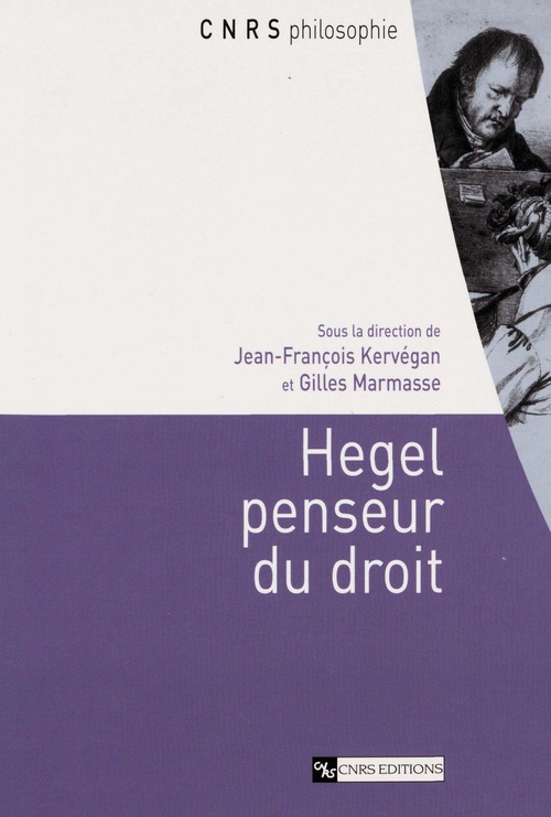 Couverture ebook de Hegel penseur du droit, de Jean-François Kervegan