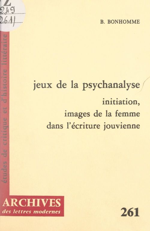 Couverture ebook de Jeux de la psychanalyse, de Beatrice Bonhomme