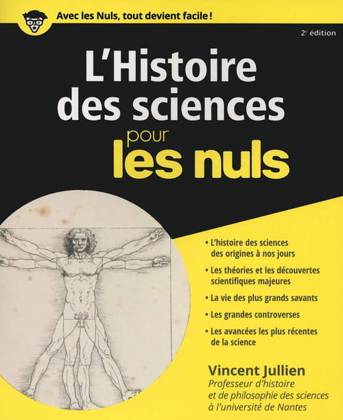 ebook cover of L'histoire des sciences pour les Nuls, 2ème éd., by Vincent Jullien