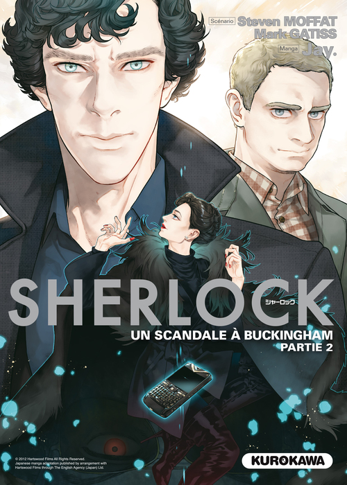 Couverture ebook de Sherlock - Tome 5 Un scandale à Buckingham, partie 2, de Steven Moffat, Mark Gatiss, Jay