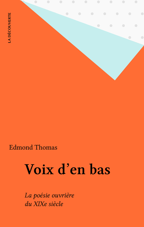Couverture ebook de Voix d'en bas, de Edmond Thomas